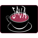 download Java clipart image with 315 hue color