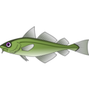 download Codfish clipart image with 225 hue color