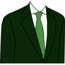 download Brown Suit clipart image with 90 hue color