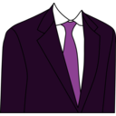 download Brown Suit clipart image with 270 hue color