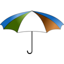 download Umbrella Colorful clipart image with 225 hue color