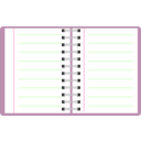 download Agenda clipart image with 315 hue color