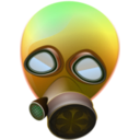 download Pink Gas Mask clipart image with 90 hue color