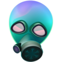 download Pink Gas Mask clipart image with 225 hue color
