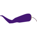 download Cayenne Pepper Simple clipart image with 270 hue color