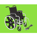 download Wheelchair clipart image with 90 hue color