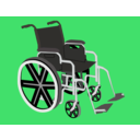 download Wheelchair clipart image with 135 hue color
