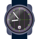 download Analog Wrist Watch clipart image with 90 hue color
