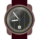 download Analog Wrist Watch clipart image with 225 hue color