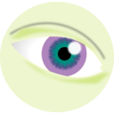 download Eye Tutorial clipart image with 45 hue color