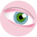 download Eye Tutorial clipart image with 315 hue color