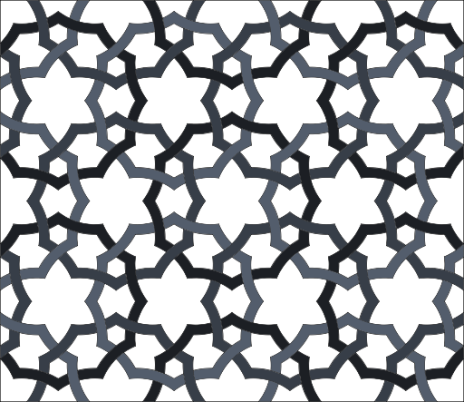 Interlaced Oriental Repeating Pattern