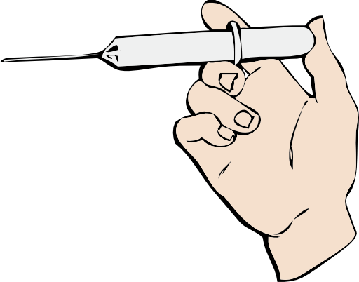 Hand And Syringe