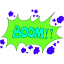 download Boom clipart image with 45 hue color