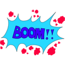 download Boom clipart image with 135 hue color