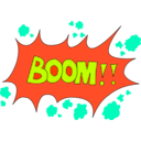 download Boom clipart image with 315 hue color