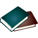 download Books Icon clipart image with 180 hue color