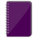 download Spiral Bound Book clipart image with 270 hue color