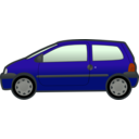 download Blue Twingo clipart image with 0 hue color