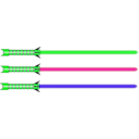 download Lightsaber Single clipart image with 135 hue color