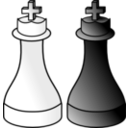 download Black And White Kings D R clipart image with 45 hue color