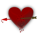 download Broken Heart 3 clipart image with 0 hue color