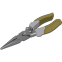 download Pliers clipart image with 180 hue color