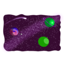 download Space Sketched clipart image with 90 hue color