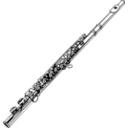 download Flute clipart image with 0 hue color