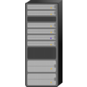 download Server Rack clipart image with 270 hue color