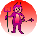 download Littel Devil Icon clipart image with 315 hue color