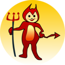 download Littel Devil Icon clipart image with 0 hue color