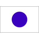 download Japanese Flag clipart image with 270 hue color