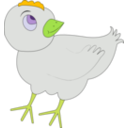 download Chicken 001 Figure Color clipart image with 45 hue color