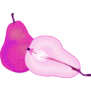 download Pear clipart image with 270 hue color
