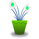 download Flower Pot clipart image with 90 hue color