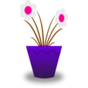 download Flower Pot clipart image with 270 hue color