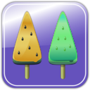 download Melon Ice Candies clipart image with 45 hue color
