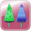 download Melon Ice Candies clipart image with 135 hue color