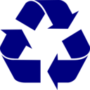 download Green Recycling clipart image with 90 hue color