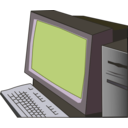 download Green Computer clipart image with 225 hue color