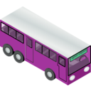download Blue Bus clipart image with 90 hue color