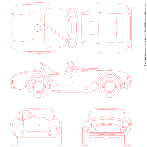 Shelby Cobra Blueprint