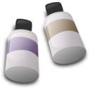download Bottles Of Dye Ink clipart image with 270 hue color