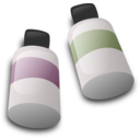 download Bottles Of Dye Ink clipart image with 315 hue color