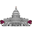 download Us Capitol Building clipart image with 225 hue color