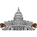 download Us Capitol Building clipart image with 270 hue color