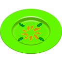 download Party Dish 2 clipart image with 45 hue color