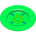 download Party Dish 2 clipart image with 90 hue color