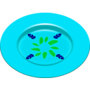 download Party Dish 2 clipart image with 135 hue color